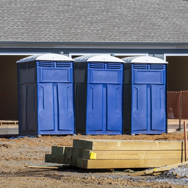 are there any restrictions on where i can place the portable restrooms during my rental period in Fromberg Montana